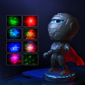 Mecha Samurai Projector Light - Regular Models, Inspired By The Unique Mecha Samurai Shape, It Can Project Cool Light And Shadow To Light Up The Atmos