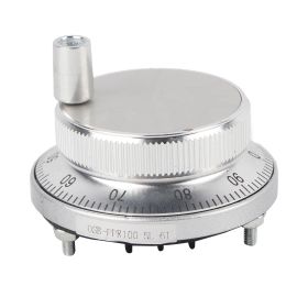 5V 60MM Hand Wheel Pulse Encoder Mill Router Manual Control For CNC System (Black)