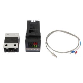 0â„ƒ~1300â„ƒ Alarm REX C100 Digital LED PID Temperature Controller Thermostat Kit AC110V 240V