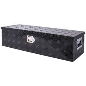 39inch Aluminum Tool Box,heavy Duty Truck Bed Tool Box,outdoor Trailer Pickup Storage Tool Box,RV Storage Organizer,underbody Box W Lock Keys,black 39