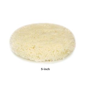 2pcs Polishing Pads Natural Wool Buffing Pad Kit Polishing Disk for Compound Cutting Car Beauty Body Repair Buffing & Polishing Pads (Option: 6inch)