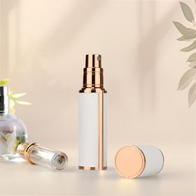 5ml Luxury Leather Perfume Spray Bottle Portable Mini Refillable Fragrance Atomizer,Travel Cosmetic Container Black Frangrace Refillable Bottle Black (Color: White)
